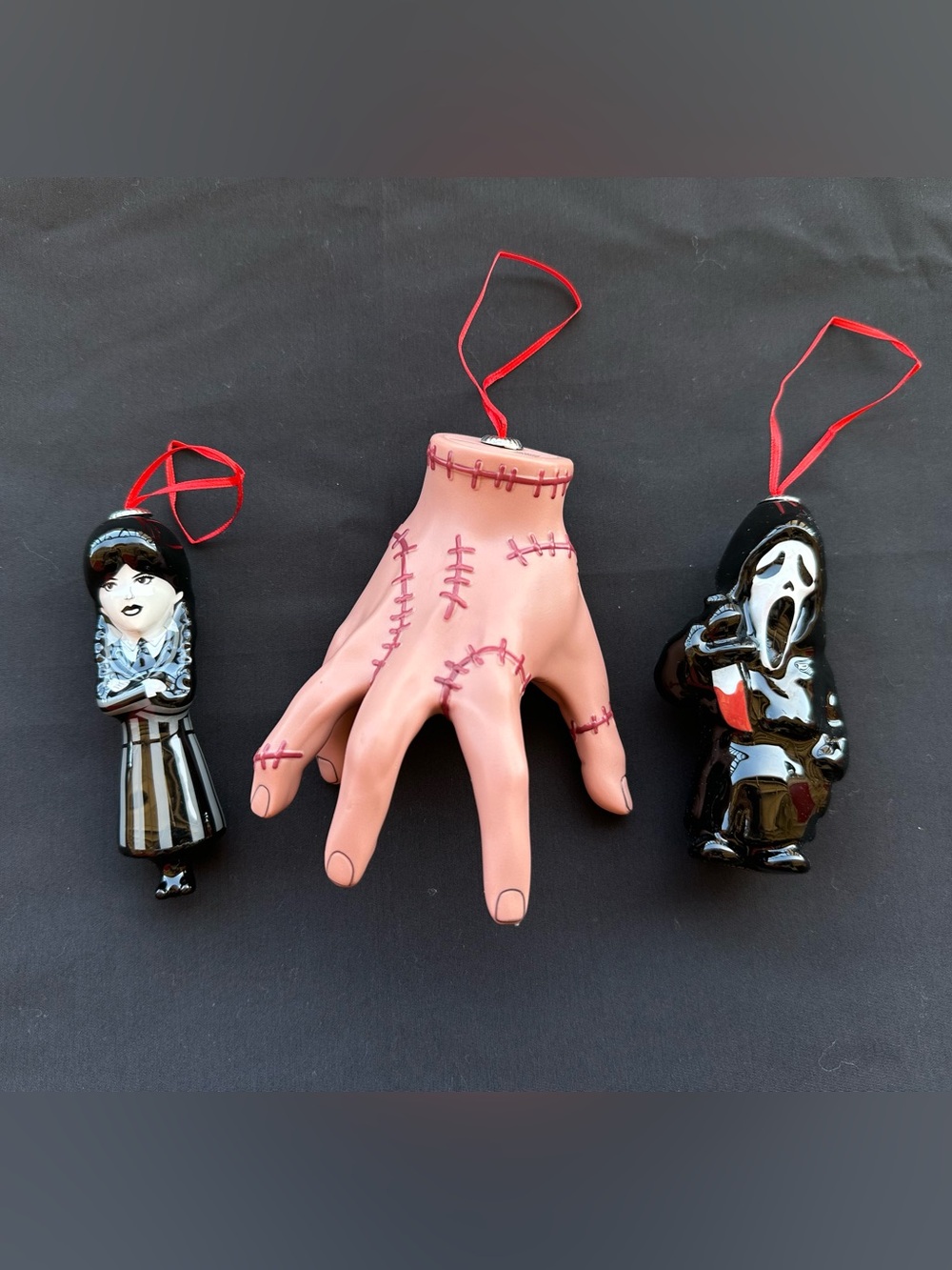 Addams Family Thing Wednesday Scream Ghostface Halloween Christmas Ornaments